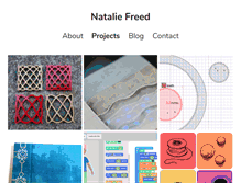 Tablet Screenshot of nataliefreed.com